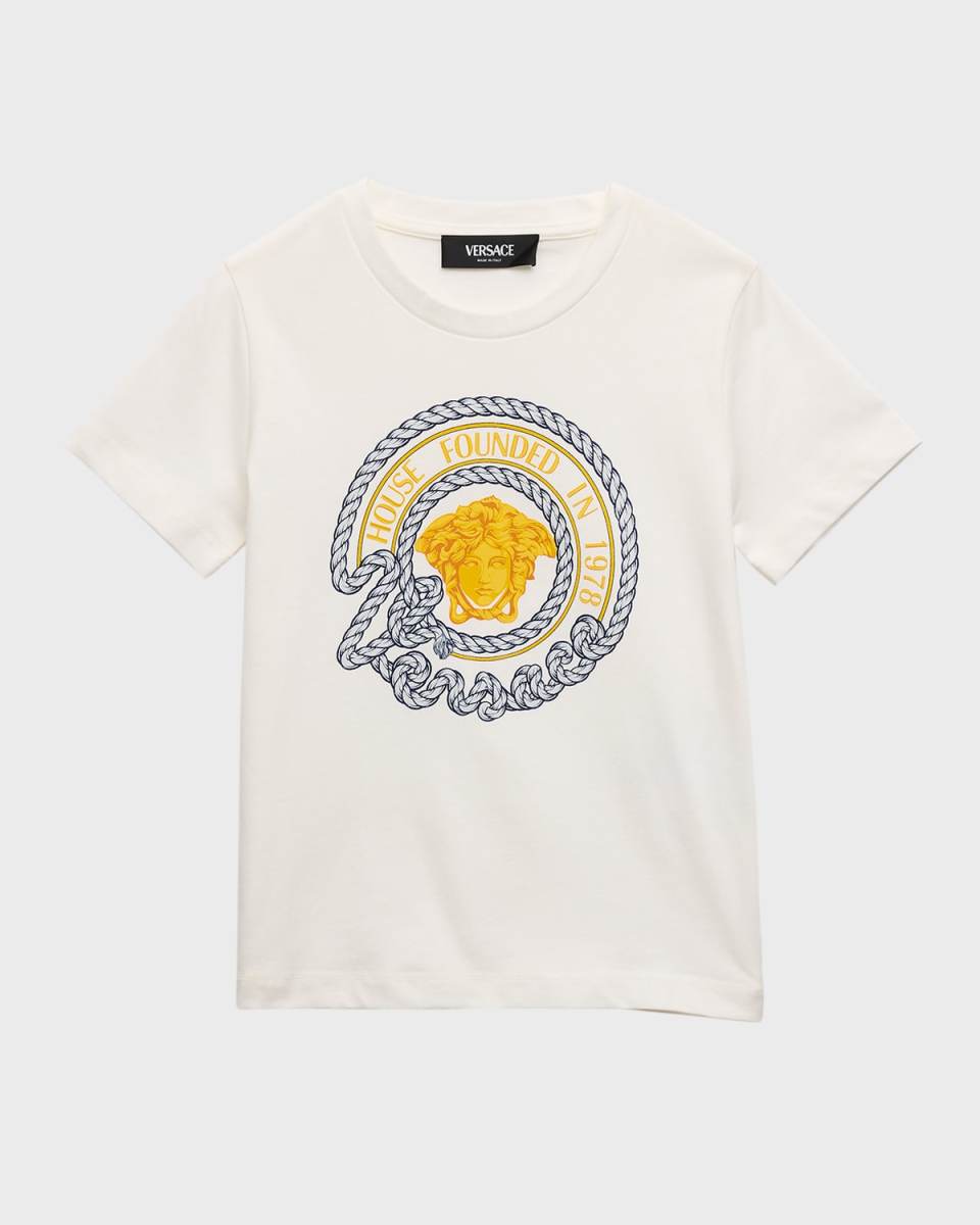 Boy's Medusa Marine Print Jersey T-Shirt, Size 8-14